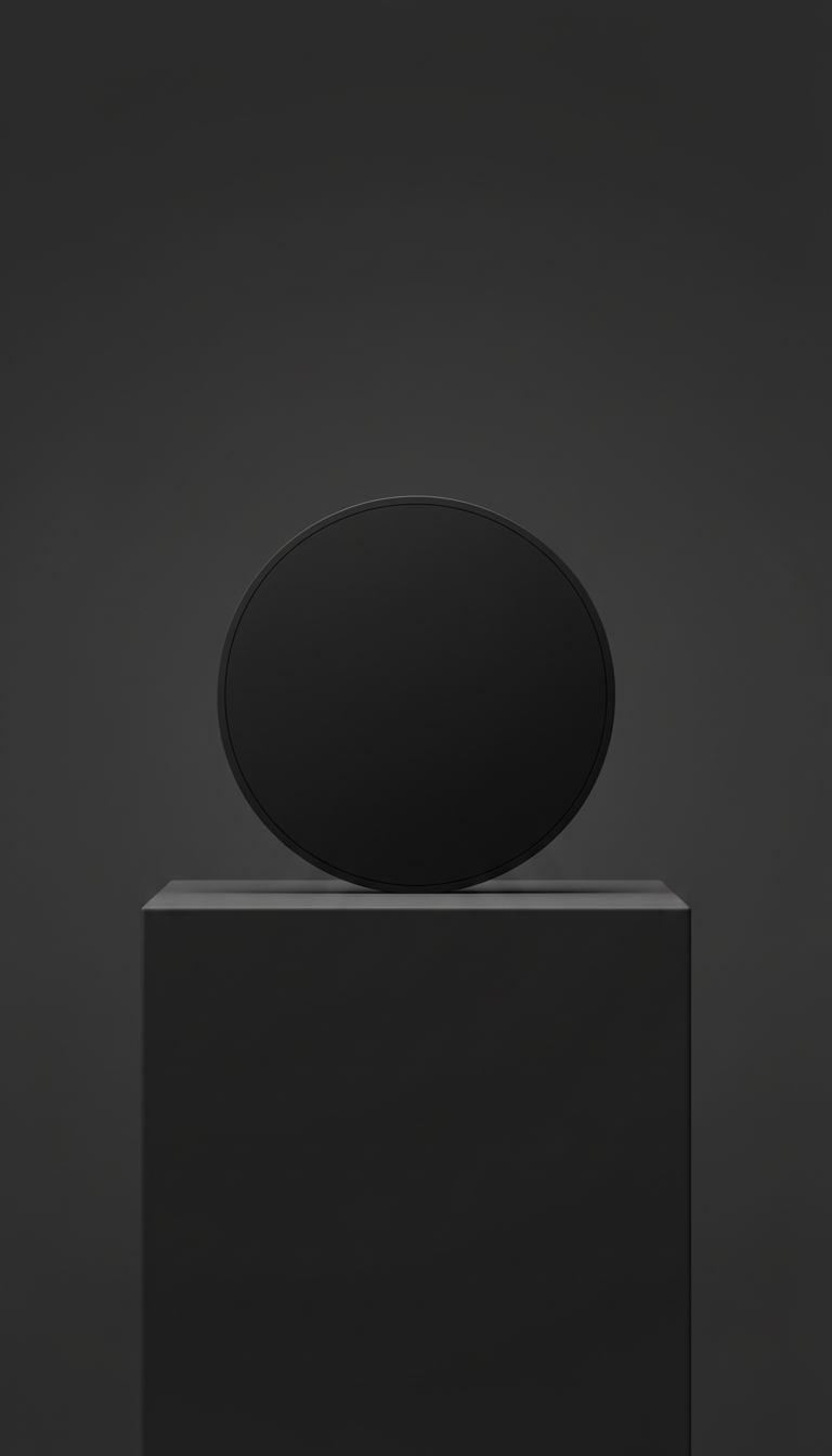 Kabelloses Ladegerät Obsidian Black Aluminiumgehäuse